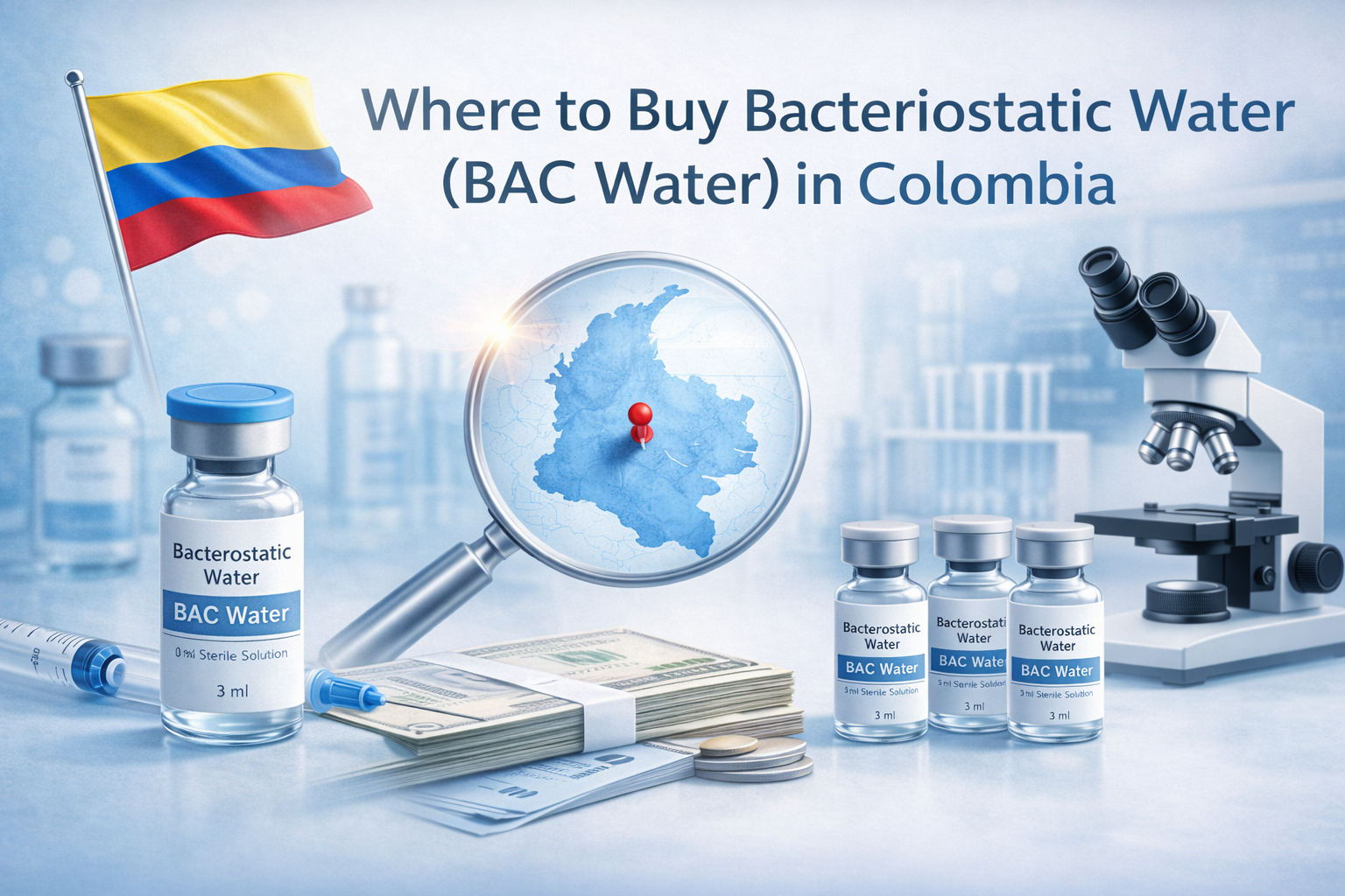 Where to Buy Bacteriostatic Water (BAC Water) in Colombia – What Resea –  Poly Biotech