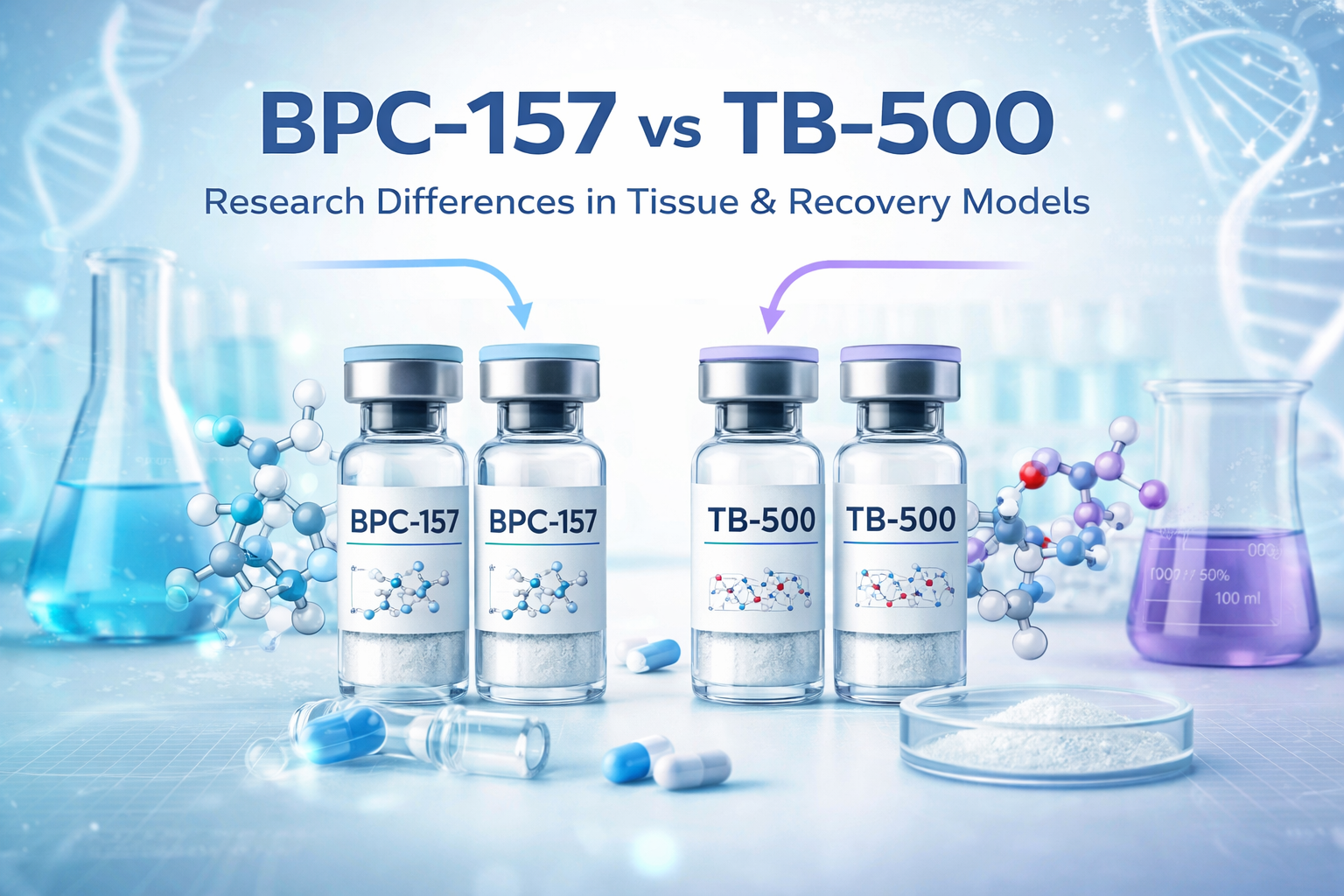 BPC-157 vs TB-500 - Research Differences in Tissue and Recovery Models