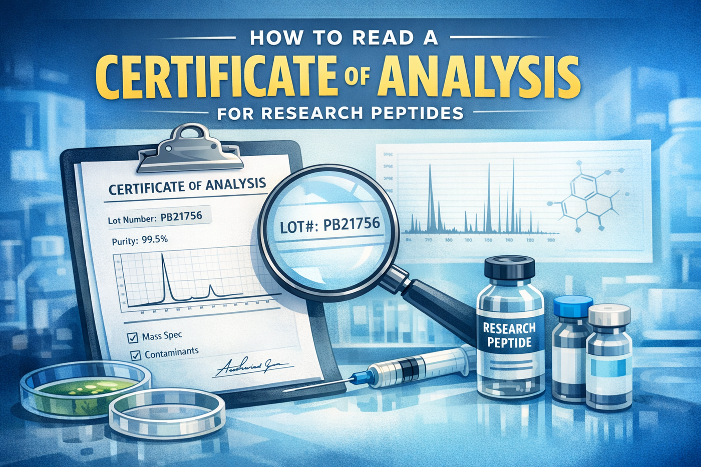 How to Read a Certificate of Analysis (COA) for Research Peptides