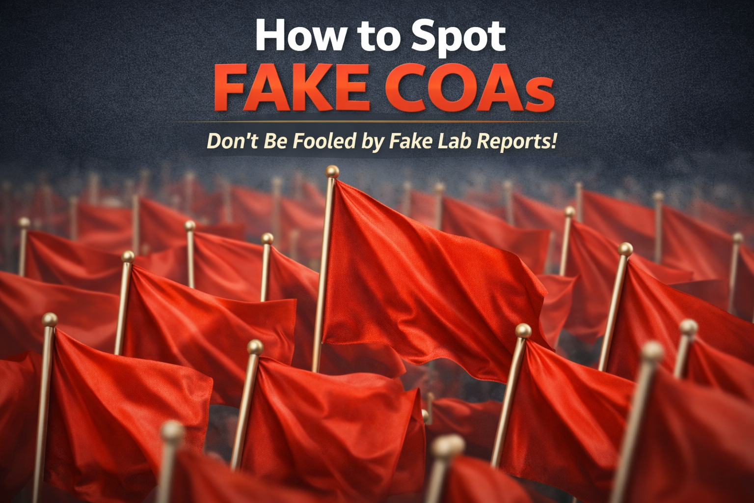 How to Spot Fake Certificates of Analysis (COAs) – and Why Most “Lab Reports” Don’t Mean What You Think