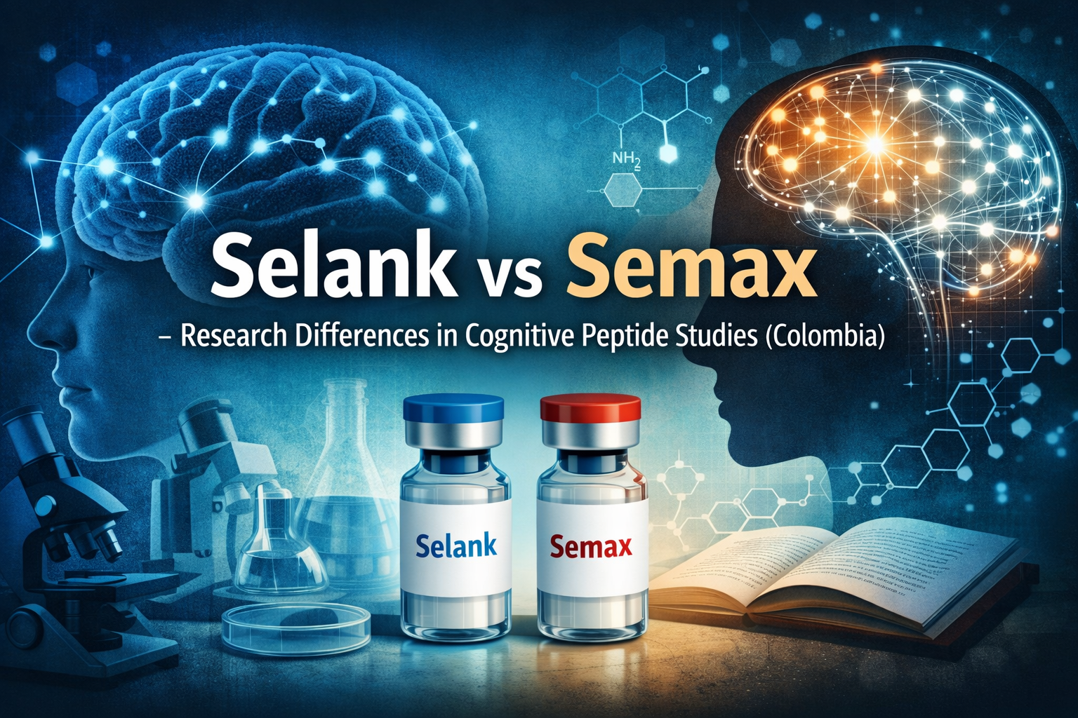 Selank vs Semax - Research Differences in Cognitive Peptide Studies (Colombia)