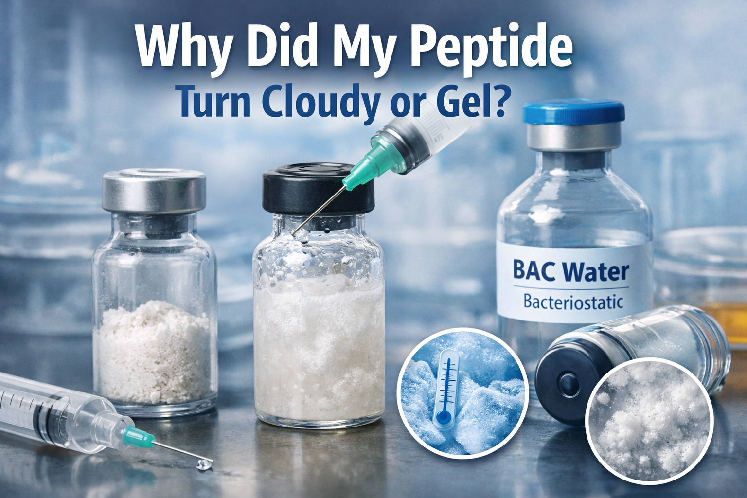 Why Did My Peptide Turn Cloudy or Gel After Reconstitution?