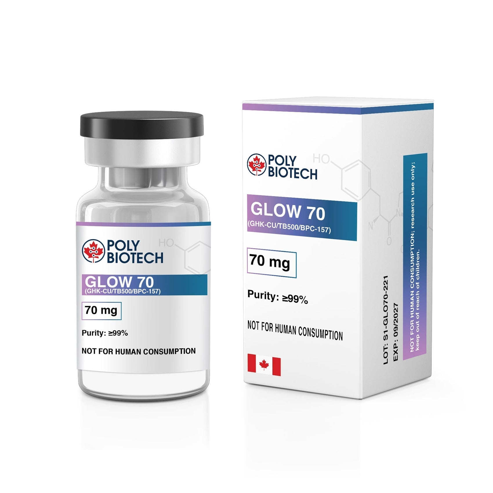 ghk cu efectos secundarios Glow70 Colombia – Guía de investigación y dosificación de mezclas de péptidos – Poly Biotech