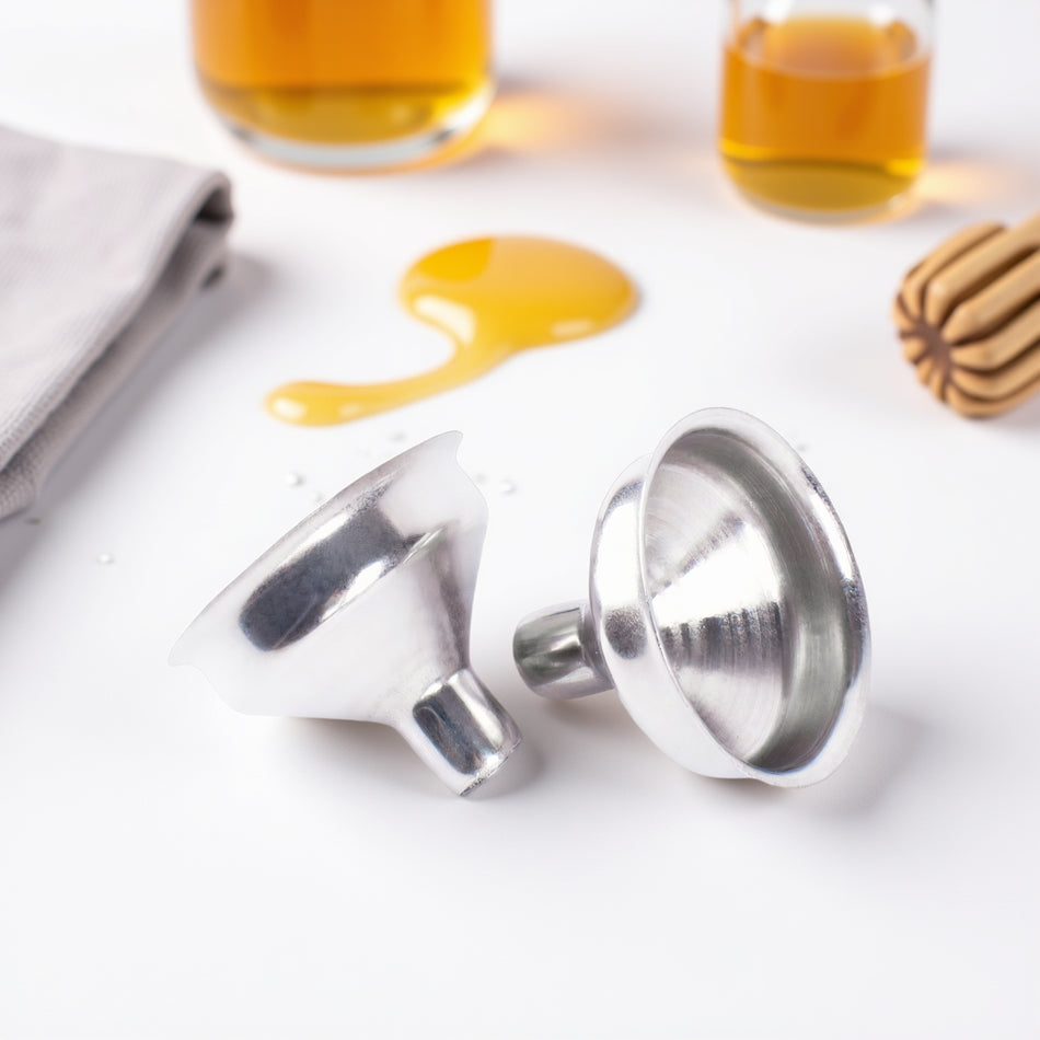 Stainless Steel Mini Funnels - 1.25" (6 Pack)